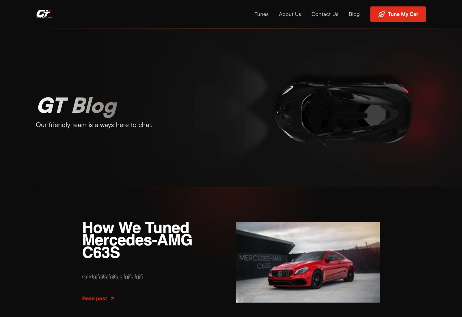 GT Performance — Project stories and guarantees