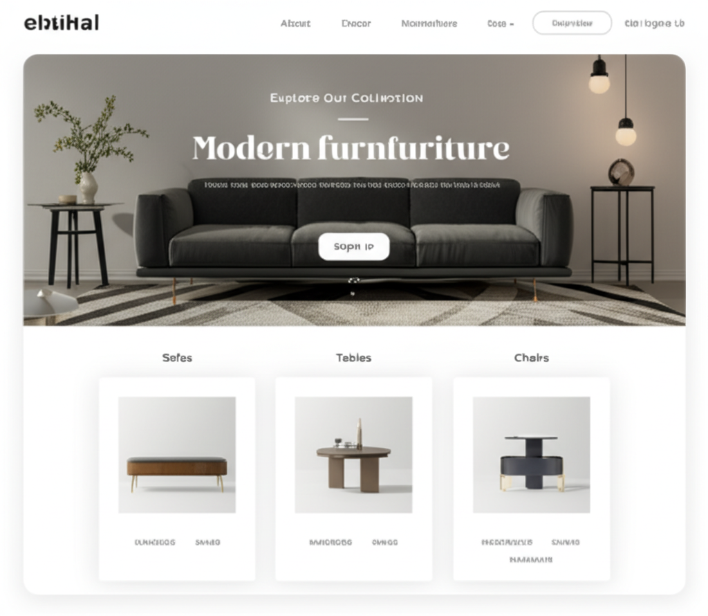 Modern Furniture Ecommerce